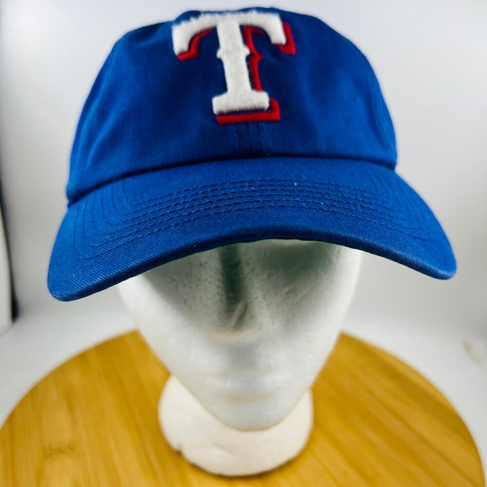 47 Brand Texas Rangers Franchise Fitted Baseball Cap Blue MLB Hat Size M